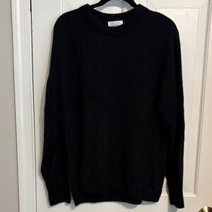& Other Stories Black Crewneck Sweater - new w/o tag - size small - part alpaca